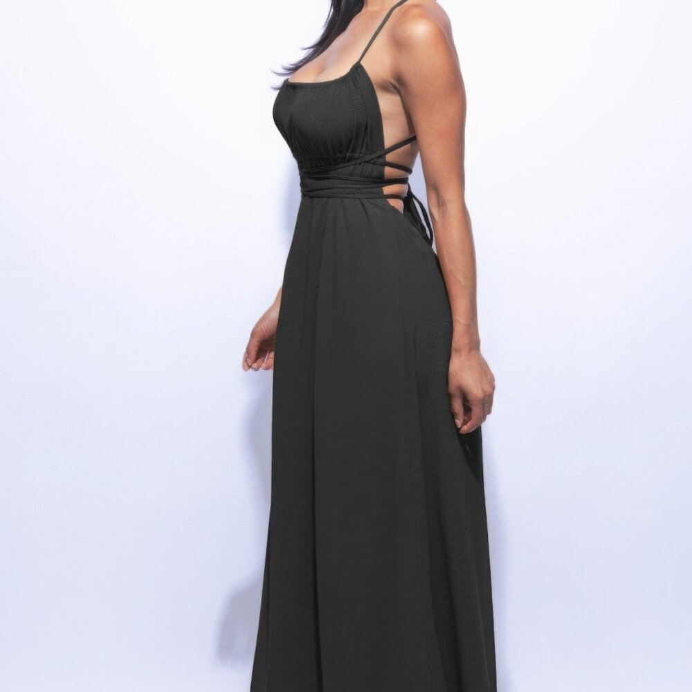 Side Slit Maxi Dress - Picture 2 of 4